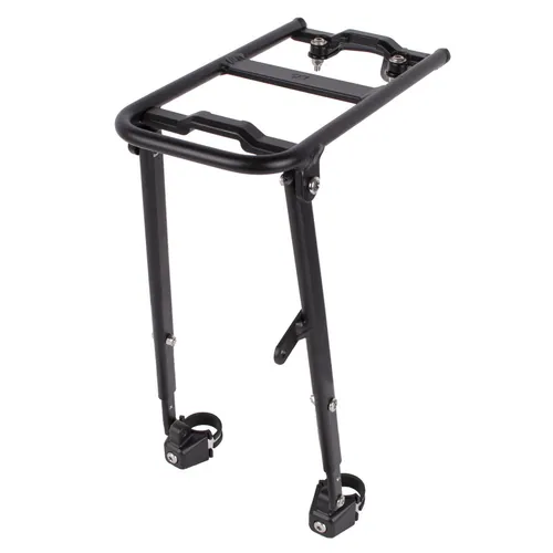 Atranvelo Hybrid AVS Transportgepäckträger – Unisex, Schwarz - Gepäckträger aus Aluminium mit universeller Befestigung für Gabeln (28-38 mm), pulverbeschichtet und ideal für sichere Transporte.