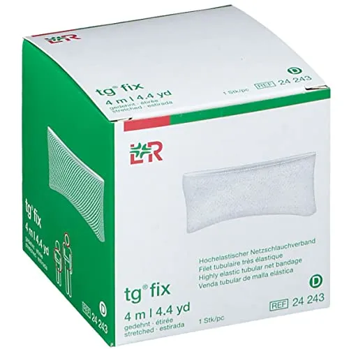 TG Flexi-Fix 24243 Schlauch Verbände, Trikotschlauchverband Größe D, 4 m