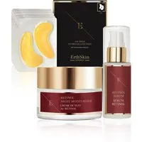 RETINOL-SERUM 30 ML + RETINOL NACHTFEUCHTIGKEITSCREME 50 ML + KOLLAGEN GOLD AUGENPFLASTER 24K GOLD - 5X2 PADS