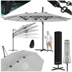 KESSER Doppelsonnenschirm 4,6m x 2,7m Ampelschirm von Kesser