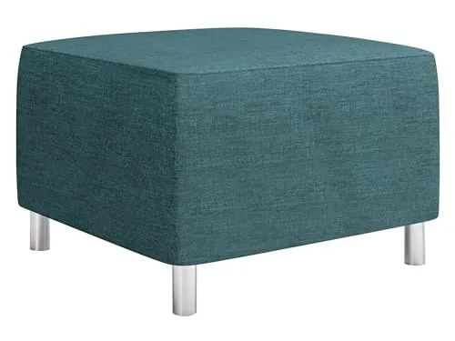 Mirjan24 Moderner Polsterhocker Dover, Sitzhocker Hocker Sitzbank Fußbank Pouf Farbauswahl (Lux 30)