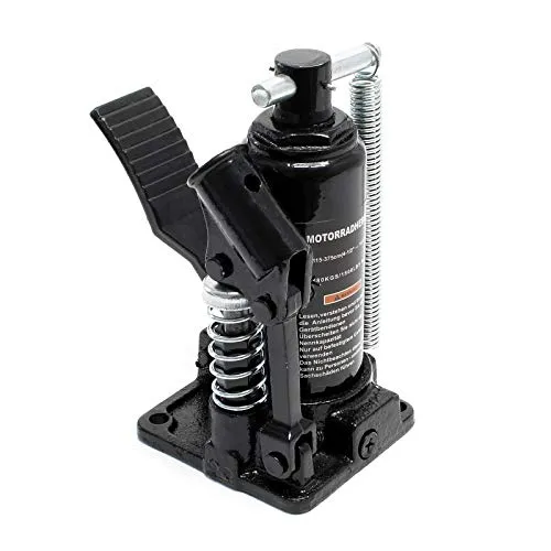 Wiltec Hydraulikzylinder für Motorradheber - Ersatzzylinder für Motorradhebebühnen, mit 110 mm Hub und hoher Belastbarkeit bis 680 kg, ideal für sichere Wartungsarbeiten an Motorrädern und Quads.