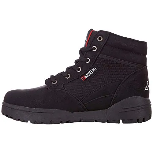 Kappa Herren Winterstiefel Bonfire 242777 Black 44 - Wechselfußbett, flexible und leichte Laufsohle für optimalen Komfort im Winter