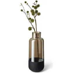 Philippi Linus Bodenvase S - Elegante Bodenvase aus Glas mit sicherem Stand und leichtem Spiegeleffekt, ideal für langstielige Blumen und vielseitig kombinierbar.