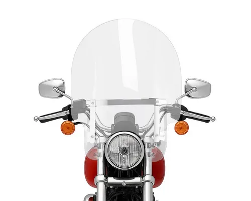 Windschild für Harley-Davidson Sportster 1200 Custom 96-18 - Windschutzscheibe für Motorräder, optimiert den Fahrkomfort durch Reduzierung von Winddruck und verbessert die Aerodynamik auf langen Fahrten.