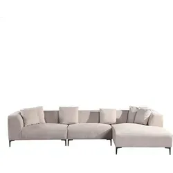 HOME DELUXE Ecksofa TORINO L-Form Beige von Home Deluxe