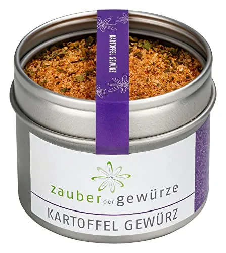 Zauber der Gewürze Kartoffel Gewürz - ein würziger Allrounder für verschiedenste Kartoffelgerichte, Top-Qualität in wiederverschließbarer Aroma-Dose, 85 g