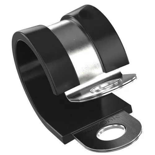 10x P-Clip Leitungsschelle mit Gummi 13mm Rohrschelle Befestigungsschelle