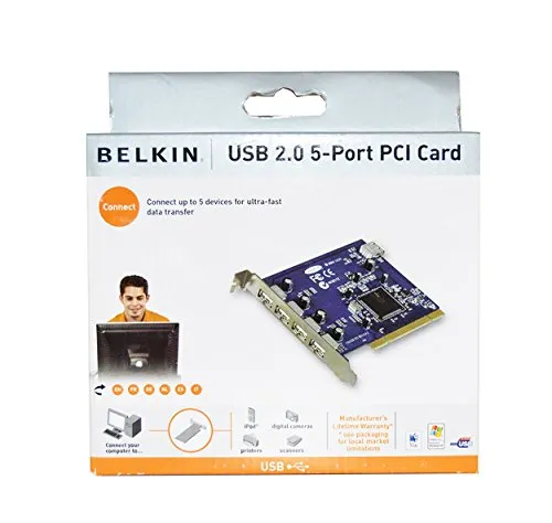 Belkin Hi-Speed USB 2.0 5-Port PCI-Karte