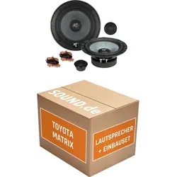 Hifonics ZS6.2E Lautsprecher Einbaupaket für Toyota Matrix 2002-2008 - Komplettset für den Lautsprecher-Einbau im Toyota Matrix (2002-2008). Inklusive 2x Tief-Mitteltöner und 2x Hochtöner für ein beeindruckendes Klangerlebnis. Schneller Austausch dank mitgeliefertem Zubehör.