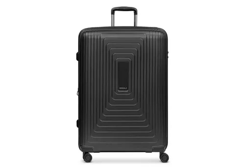 REDOLZ sehr großer Hartschalen L+ Trolley - Koffer mit 52 x 34 x 77 cm, erweiterbar auf 140 Liter, ultra-leicht mit nur 4,4 kg. Ideal für Familienurlaube und lange Reisen, schützt dank wasserfester Reißverschlüsse.