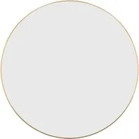 vidaXL Wandspiegel Golden Ø 60 cm Rund - Eleganter Wandspiegel in Gold, Ø 60 cm, aus langlebigem Glas und PVC-Rahmen – ideal zur Verschönerung deiner Räume und für klare Spiegelbilder.
