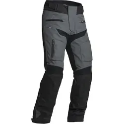 Lindstrands Motorradhose Myrtorp - Wasserdichte Textilhose für Motorradfahrer - Motorradhose in grau/schwarz, mit herausnehmbarer Membrane für optimalen Schutz und Komfort bei jedem Wetter. Ideal für sportliche Fahrten.