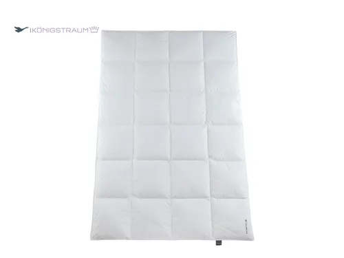 Häussling Königstraum Winter Daunendecke 135x200 cm - Bettdecken aus deutscher Manufaktur, ideal für kalte Winternächte mit klimaregulierender Funktion und allergikergeeignetem Bezug aus 100% Baumwolle.
