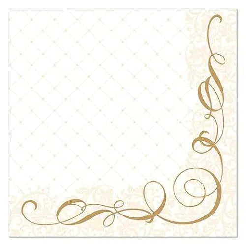 Papierservietten Gold von PAPSTAR