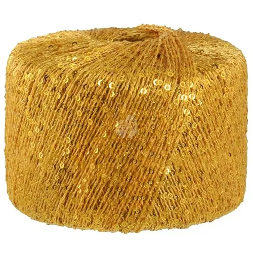 LANA GROSSA Glamour | Beilaufgarn mit Pailletten | Handstrickgarn aus 55% Polyamid und 45% Polyester | 25g Wolle zum Stricken & Häkeln | 115m GarnFB 18