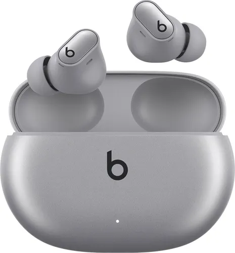Beats Studio Buds + (2023) – Kabellose Noise Cancelling In-Ear Kopfhörer, verbessert für Apple und Android, Space Silber -