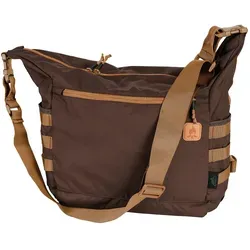 Helikon-Tex BUSHCRAFT SATCHEL BAG® - Earth Brown - Reisetasche mit 17 Litern Volumen, robust und wasserabweisend, ideal für Outdoor-Abenteuer. Ausgestattet mit vielseitigen MOLLE-Panels und einem verstellbaren Gürtelriemen für optimalen Komfort.