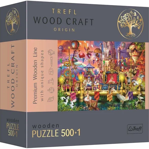 Magni Holzpuzzle 500+1 Teile - Magische Welt - Puzzles: Faszination für die ganze Familie mit 500+1 Teilen und einem herausfordernden, magischen Design für stundenlangen Spaß.