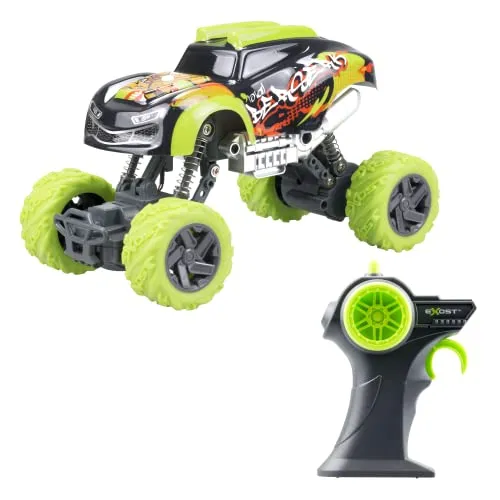 Exost Ferngesteuertes Auto X-Crawler Pilot 5+ - Ferngesteuertes Auto für Kinder ab 5 Jahren, geländegängig mit 2,4 GHz Technologie, ideal für Indoor- und Outdoor-Fahren. Ausgestattet mit leistungsstarken Geländereifen und spezieller Federung für vielseitigen Fahrspaß!