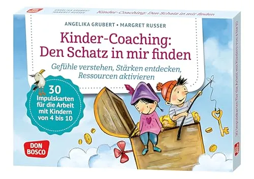 Kinder-Coaching: Den Schatz in mir finden von Angelika Grubert - Ratgeber für Kita, Schule & Therapie. Unterstützt Kinder, ihre inneren Stärken zu entdecken und zu entfalten. Ideal für Entspannung und Selbstbewusstsein.