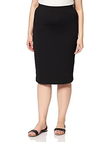 SELECTED FEMME Slfshelly Mw Pencil Skirt - Eleganter Bleistiftrock für Damen - Stylischer Businessrock in Schwarz, perfekt für Büro und besondere Anlässe.