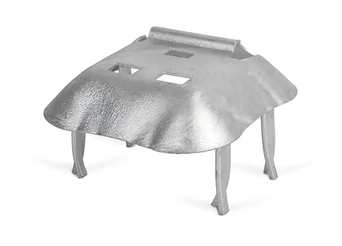 Alberts schwere Auflaufstütze - Robuster Auflaufschuh für Doppeltore - Gartentorzubehör aus korrosionsbeständigem Stahl, ideal für Flügeltore und Einfahrtstore, langlebig und schwerlastfähig mit 1,62 kg.