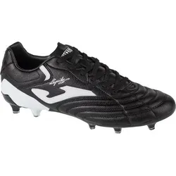 Joma Aguila Cup 2401 FG - Herren Fußballschuhe, Schwarz, Größe 42,5 - Hochwertige Fußballschuhe für festen Kunstrasen, mit EXO COUNTER-Fersenkappe für optimale Stabilität und Komfort. Ideal für ambitionierte Spieler, die Wert auf Haltbarkeit und Flexibilität legen.