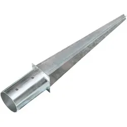 vidaXL 6X Erdspieß Bodenanker aus verzinktem Stahl - Zaunpfosten-Set mit 6 langlebigen Erdspießen, ideal für eine sichere Montage von Gartenzäunen und Rosenbögen. Robuste Konstruktion und spitzes Ende ermöglichen einfache Installation.