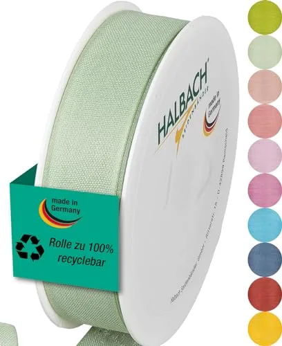 Halbach mattes Taftband, 25 mm x 25 m, mint