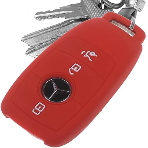 Soft Case Schutz Hülle Auto Schlüssel Fernbedienung Rot für Mercedes Benz E-Klasse W213
