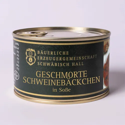 Echt Hällische Geschmorte Schweinebäckchen 400g