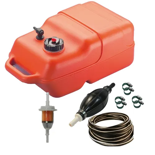Liter Benzintank Pumpball Benzinschlauch Benzinfilter Bootstank Treibstoff 12