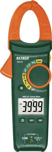 Extech MA440 Hand-Multimeter, Stromzange digital CAT III 600V - Spannungsprüfer mit 10 Funktionen, 400A True RMS AC Stromzange und NCV Detektor für präzise Messungen, ideal für Profis und Heimwerker.