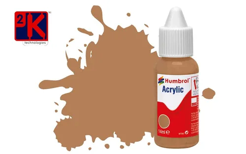 Humbrol 118 Acryl US Tan - Matt - Neue Tropfflasche 14ml Dose - 2. Post