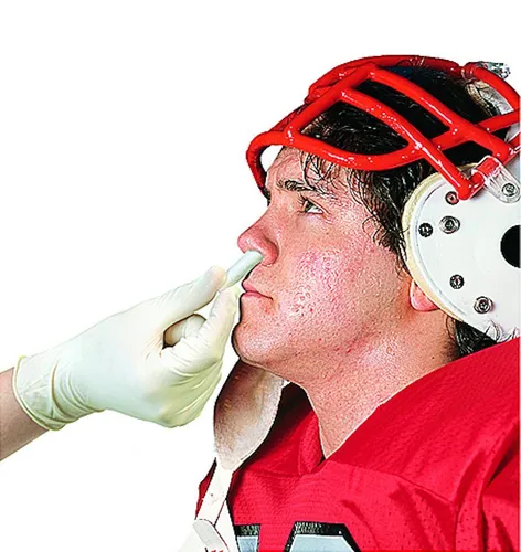 MUELLER Nasal Plugs, Nasenstöpsel - 300 Stück - Pflaster für Soforthilfe bei Nasenbluten, ideal für Kontaktsportarten wie Handball und Rugby. Leicht biegsam und weich für hohen Tragekomfort.