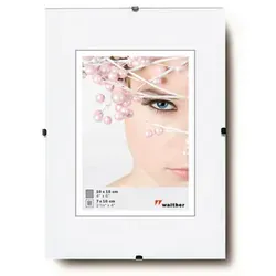 Rahmenloser Bildhalter 13x18 Normalglas - Foto & Camcorder - Stilvoller, rahmenloser Bildhalter für 13x18 cm Fotos, ideal für moderne Wohnräume und kreative Präsentationen.