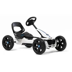 BERG Pedal-Gokart Reppy BMW - Tretfahrzeug für Kinder von 2,5-6 Jahren, mit verstellbarem Schalensitz und leisen EVA-Reifen für drinnen und draußen. Hoher Sicherheitsstandard und einfach zu tragen!