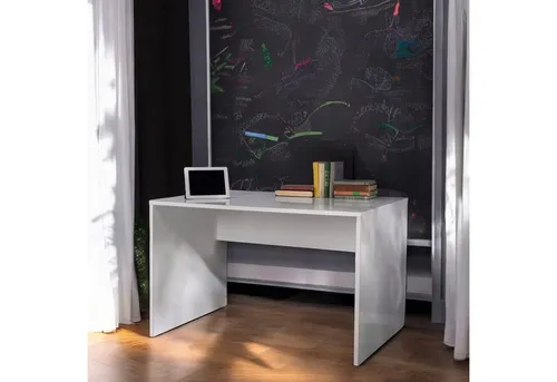 KEINerlei® Schreibtisch - Robuster Bürotisch für Home Office - Moderner, stabiler Schreibtisch mit kratzfester Melaminharzbeschichtung. Ideal für Büro und Home Office. Maße: 116x75x60 cm, Gewicht: 24 kg. Inklusive Montageanleitung.