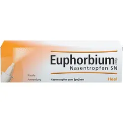 Euphorbium comp. Nasentropfen SN 20 ml - Homöopathische Nasentropfen zur Linderung bei Erkältung und Allergien, ideal für eine sanfte Nasenpflege.