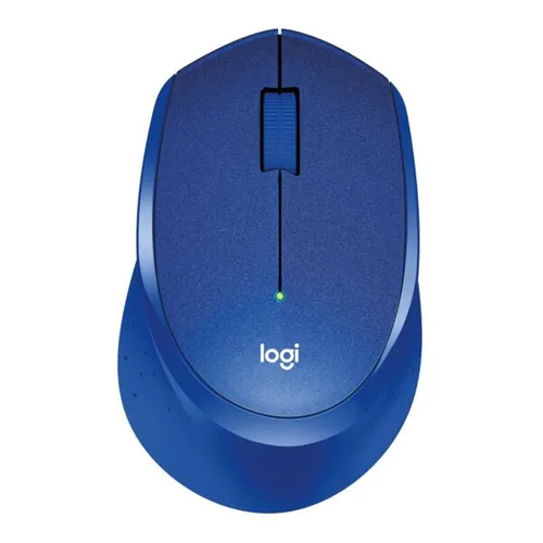 Logitech M330 Silent Plus blau - Geräuschlose kabellose Maus, 24 Monate Batterielaufzeit und ideal für störungsfreies Arbeiten