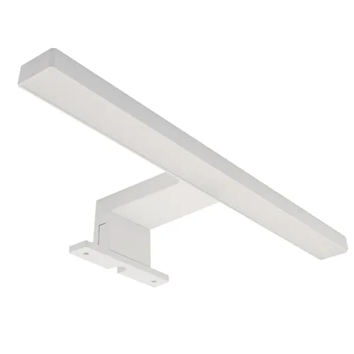Light Galaxy ... Ihr Lichtlieferant LED Spiegelleuchte 30 cm Weiß – 5W 550 lm 4000K Neutralweiß – Bad Spiegellampe IP44 für Spiegel Schrank Wandmontage