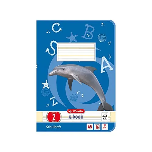 Schulhefte / DIN A5 / 16 Blatt / Lineatur 02 10