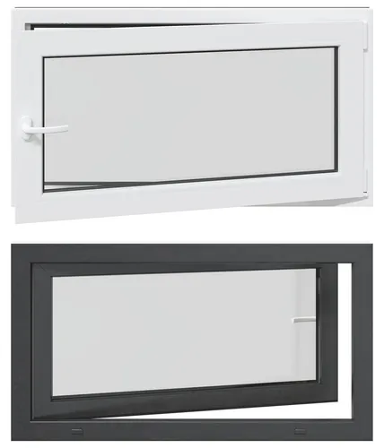 vidaXL Kellerfenster RISOR Anthrazit 110 x 60 cm - Modernes Kellerfenster aus stabilen Materialien, das Licht in jeden Raum lässt. Mit praktischem Kipp- und Drehmechanismus für flexible Nutzung. Ideal für stilvolle Untergeschosse und pflegeleicht im Alltag.