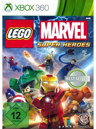 LEGO Marvel Super Heroes - Xbox 360: - Actionreiches Abenteuer mit deinen Lieblings-Marvel-Helden, ideal für Familien und Fans von Superhelden-Spielen.