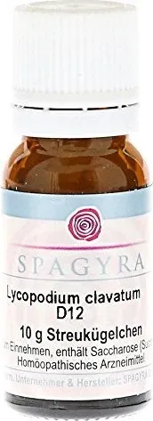 LYCOPODIUM CLAVATUM D 12 Globuli 10 g