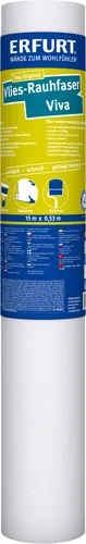 Erfurt Vlies-Rauhfaser Viva weiß 15 x 0,53 m