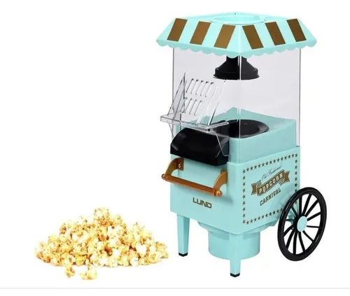 Vorel Lund Popcornmaschine 1200W (T68260) in türkis von LUND