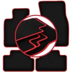 Carlux-red Auto-fußmatten Für: Bmw 6 E63 Coupé (2003-2010)