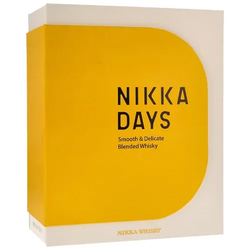 Whisky NIKKA Days 40% Vol. Geschenkset mit 2 Gläsern